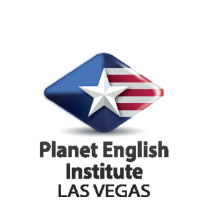 Planet English Institute Las Vegas  Status message Logo