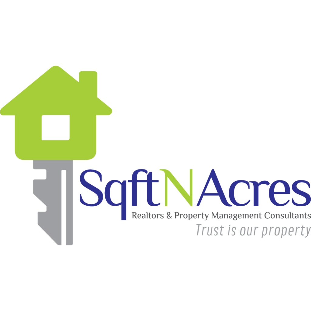 Logo, Real estate, Indiaz, SqftNAcres