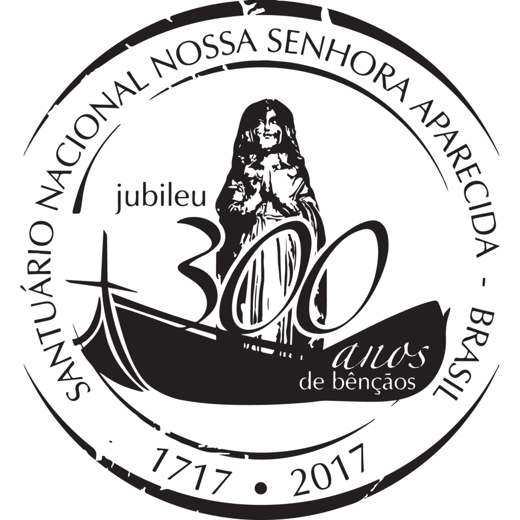 Selo do Jubileu 300 Anos Nossa Senhora Aparecida logo, Vector Logo of ...