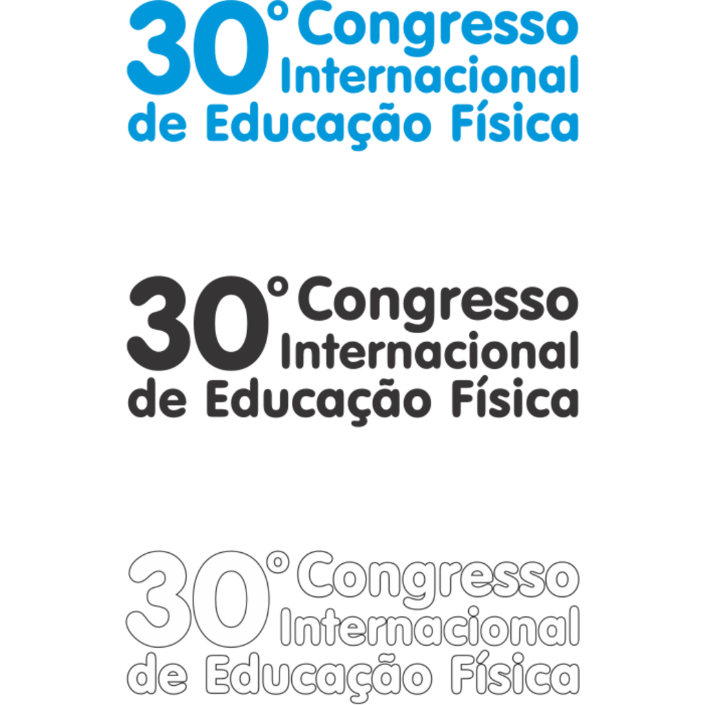 Logo, Unclassified, Brazil, 30º Congresso Internacional de Educação Física
