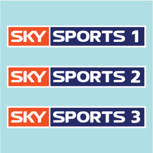 SKY sports 1,2 and 3 Logo