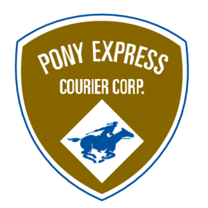 Pony Express Courier Logo