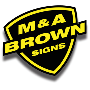 M & A Brown Signs Logo