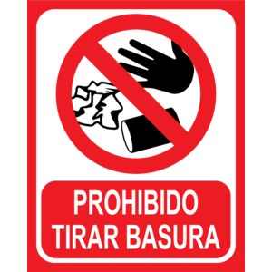 Prohibido Tirar Basura Logo