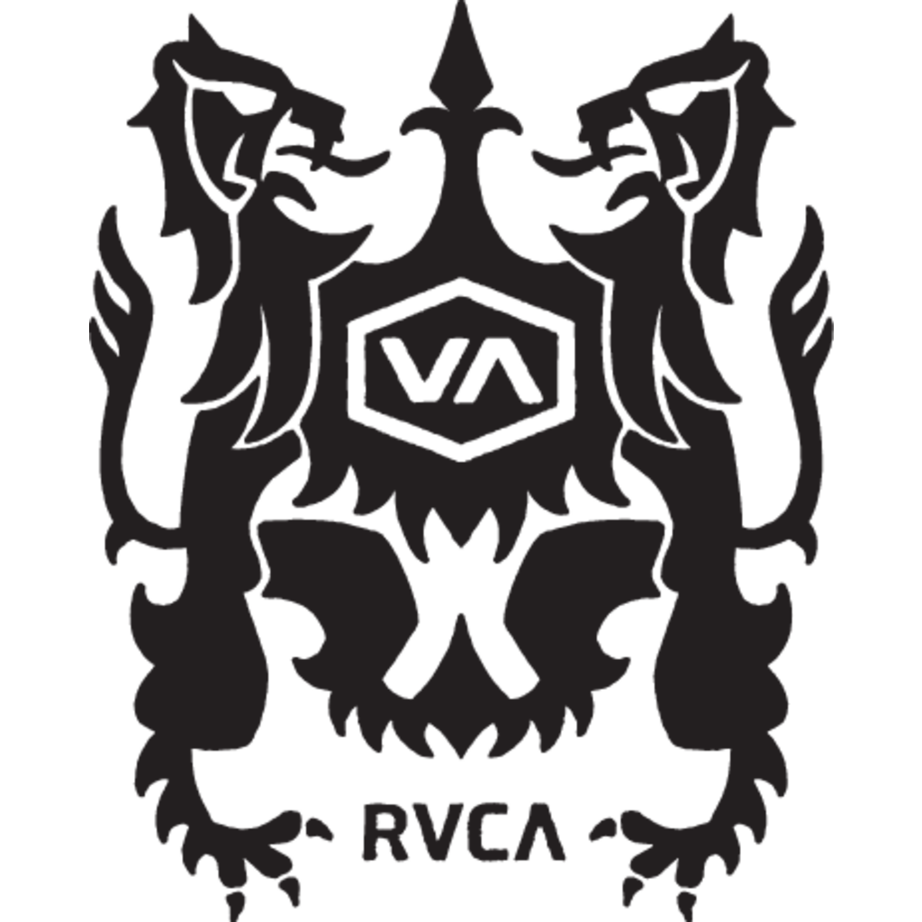 Logo, Fashion, United States, RVCA Crest