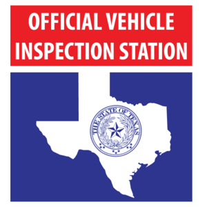 Texas Official Vehicle Inspection Station  Logo