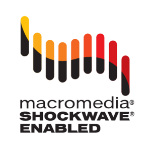 Macromedia Shockwave Enabled Logo