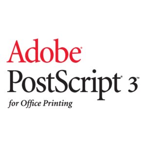 Adobe PostScript 3(1093) Logo