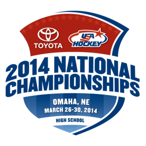2014 USA High School Hockey Championships Logo