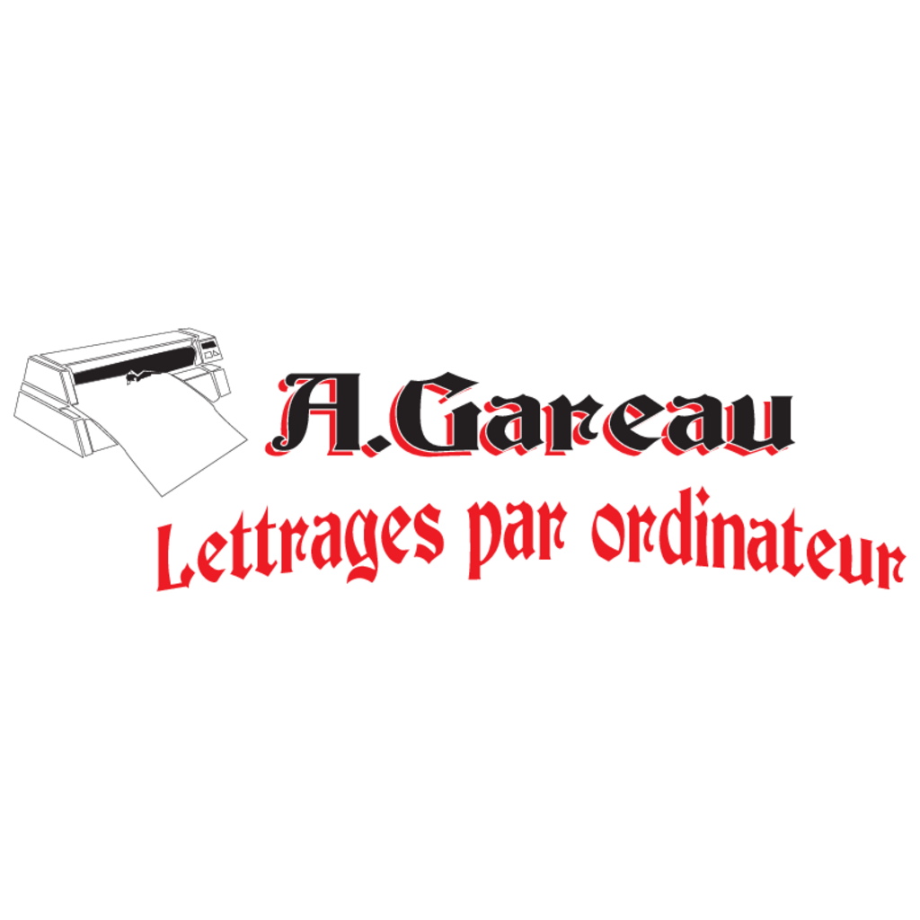 Gareau,Lettrages