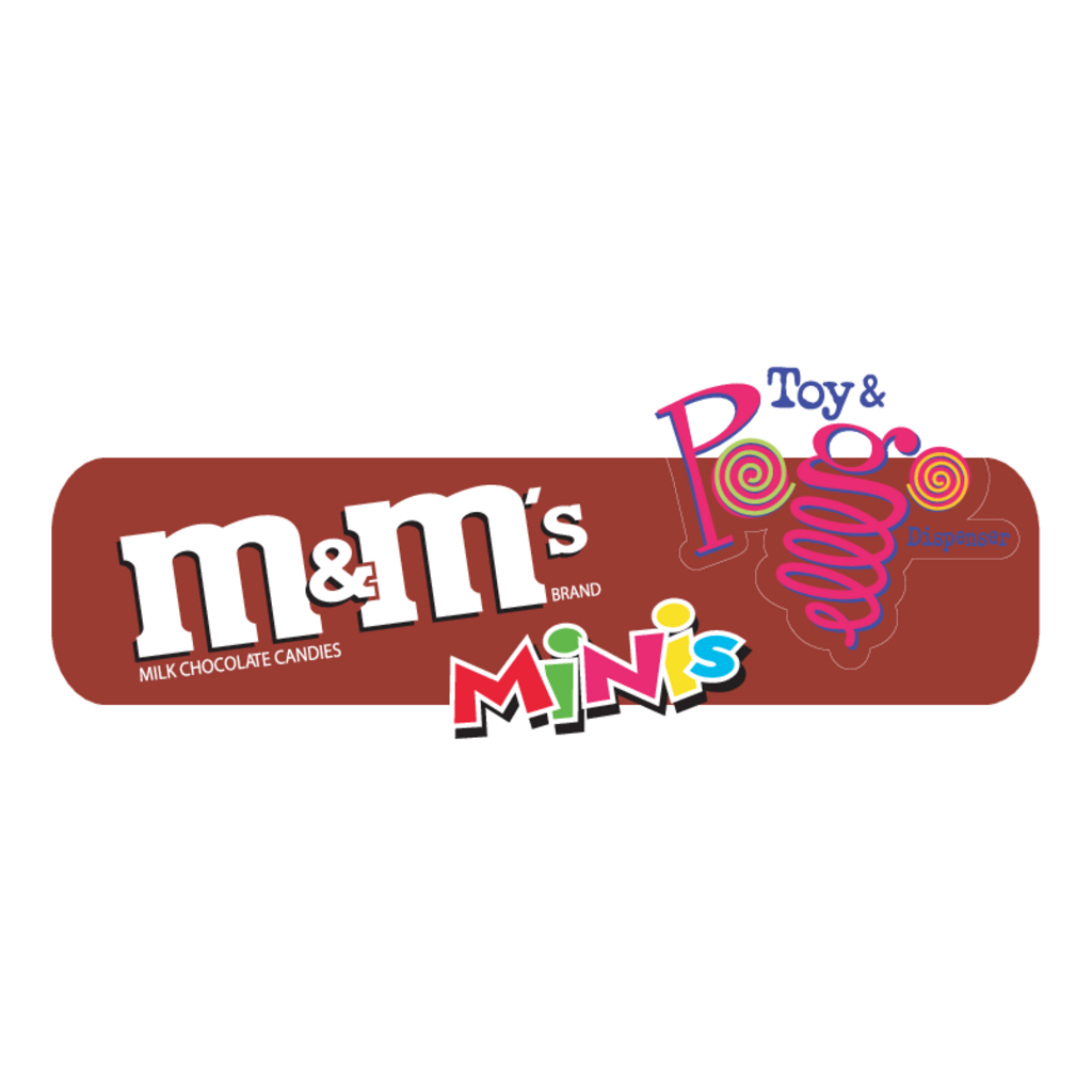 m&m's MINIs Toys & Pogo Dispenser logo, Vector Logo of m&m's MINIs