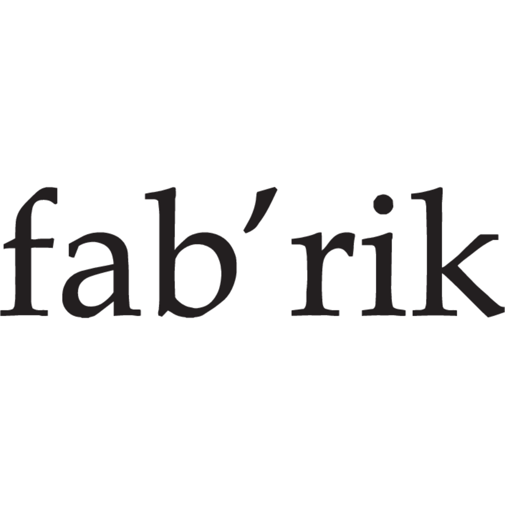 Logo, Fashion, United States, Fab'rik
