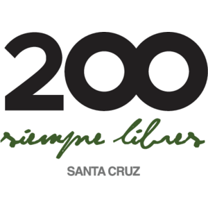 200 Años Bicentenario Santa Cruz Logo