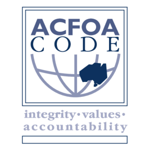 ACFOA Code Logo