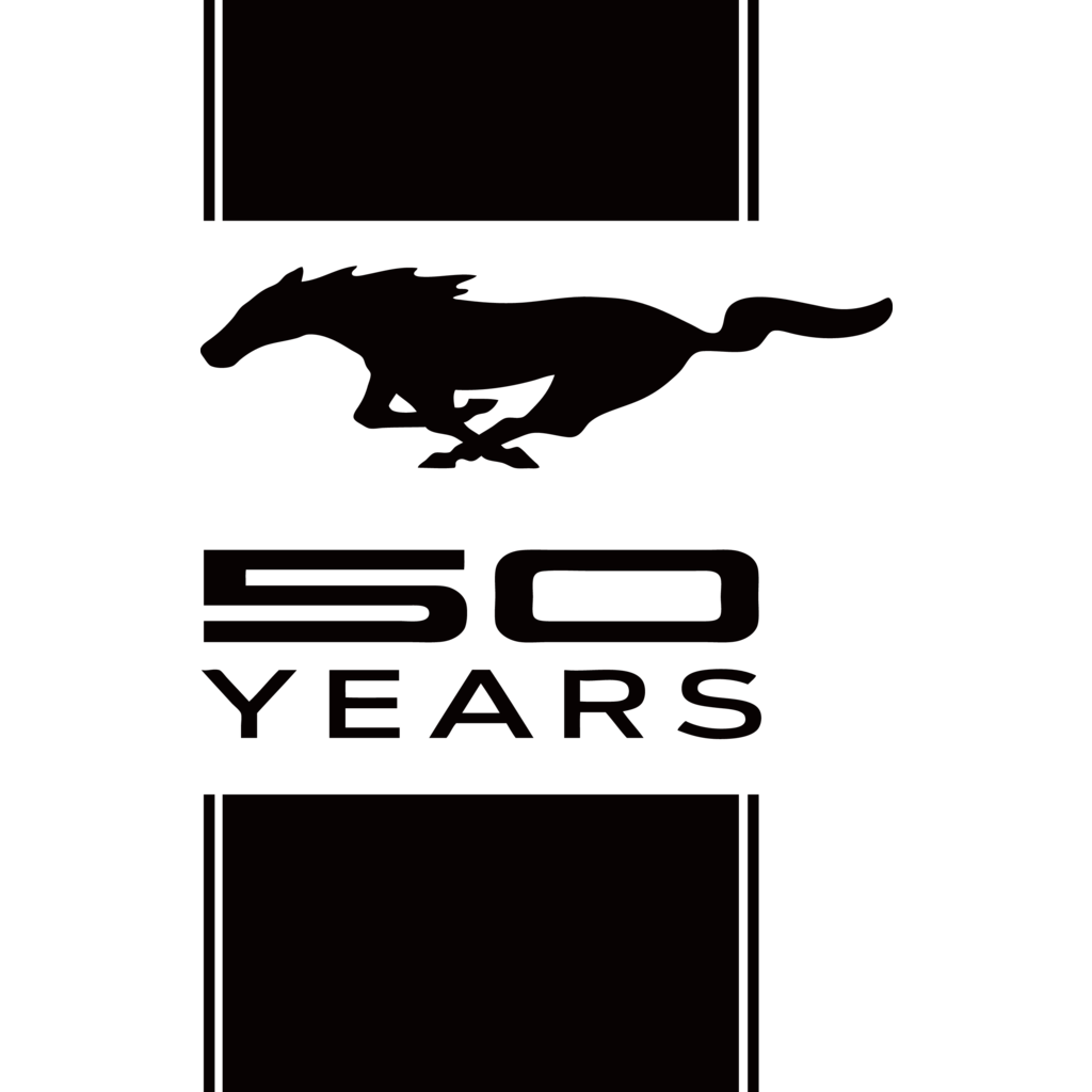 Logo, Auto, United States, Ford Mustang 50 Years