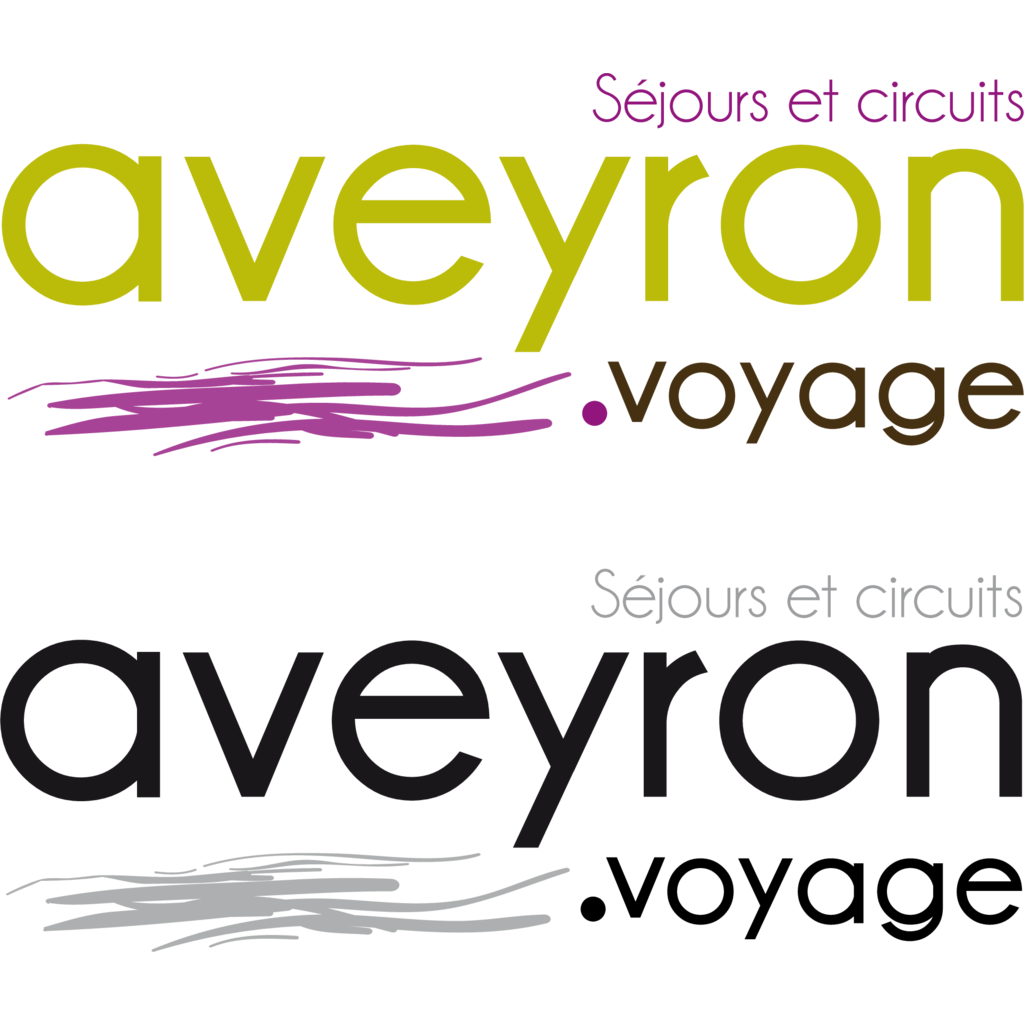 Logo, Travel, France, Aveyron Voyage