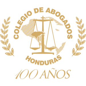 Colegio de Abogados de Honduras 100 años Logo
