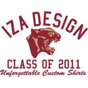 Class of 2011 Shirts by IZA Design Logo