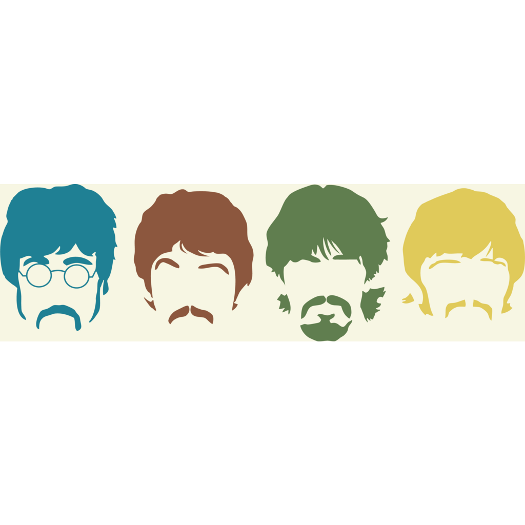 Logo, Music, Beatles silhouettes