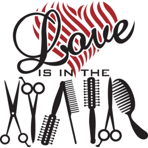 Love is in the Hair Logo