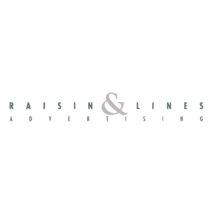 Raisin & Lines Advertising Logo