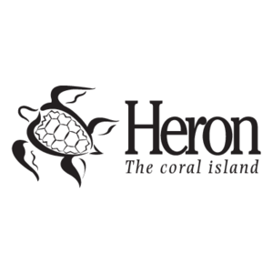 Heron The coral island Logo