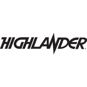 HIGHLANDER - Title movie logo (BLACK) Logo