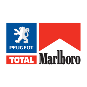 Peugeot Total Marlboro Team Logo