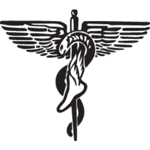 Podiatry Caduceus Logo