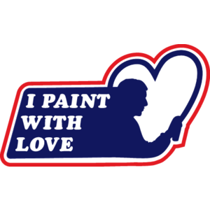 I paint with Love Logo