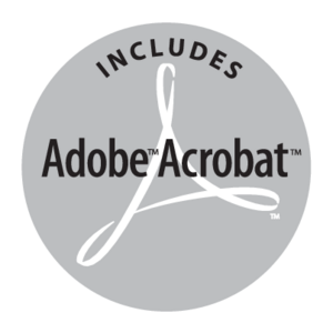 Adobe Acrobat Includes Logo