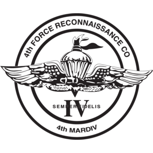 4th Force Reconnaissance Co Logo
