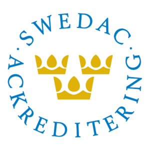 Swedac ackreditering Logo