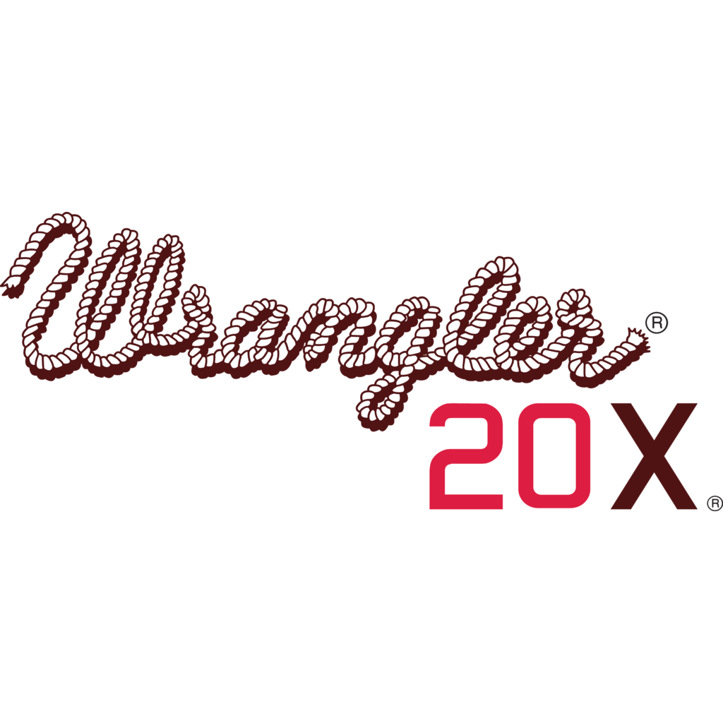 Wrangler 20x logo Vector Logo of Wrangler 20x brand free download