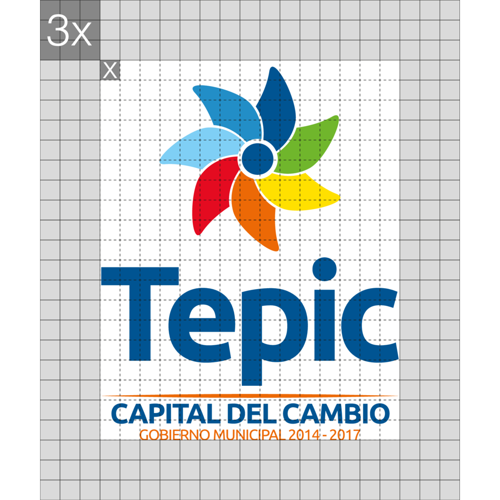 Logo, Government, Mexico, Tepic - Capital del Cambio