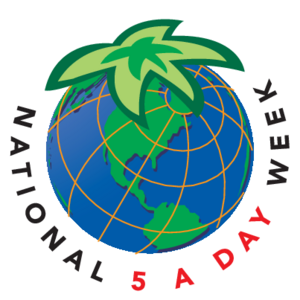 National 5 A Day Week Logo