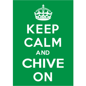Keep Calm Chive On Logo