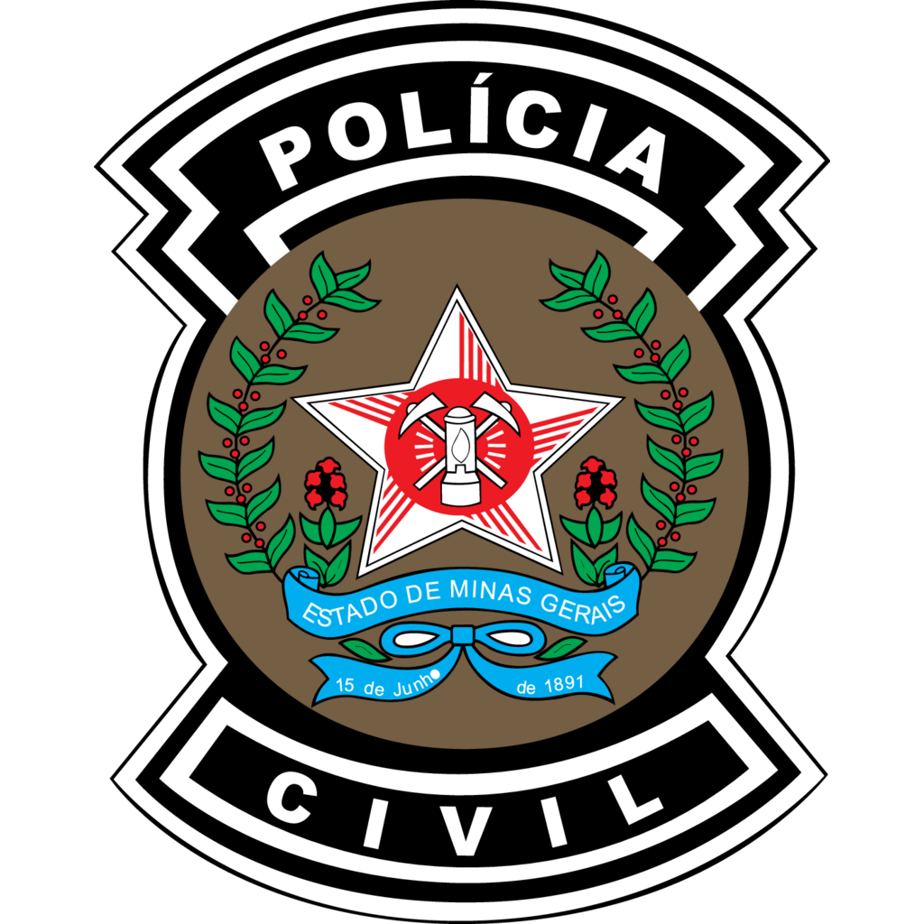 Brasão,Polícia,Civil,Minas,Gerais