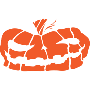 Fragmented Jack-O-Lantern Logo